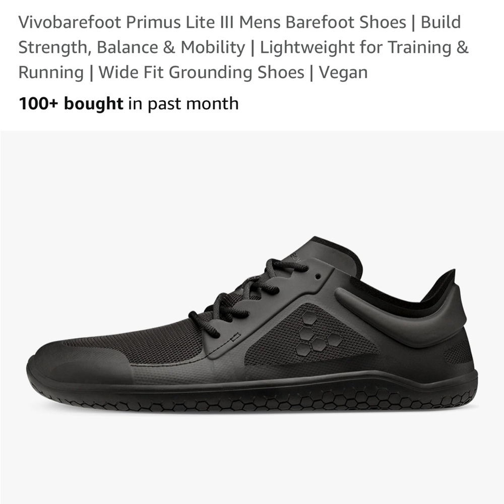 Black vivobearfoot lite